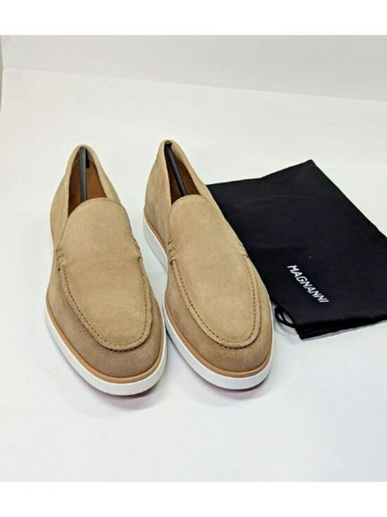NWOB Magnanni Men\'s Lourenco Suede Sneaker Loafers Size 10 (MSRP $475) main image 12